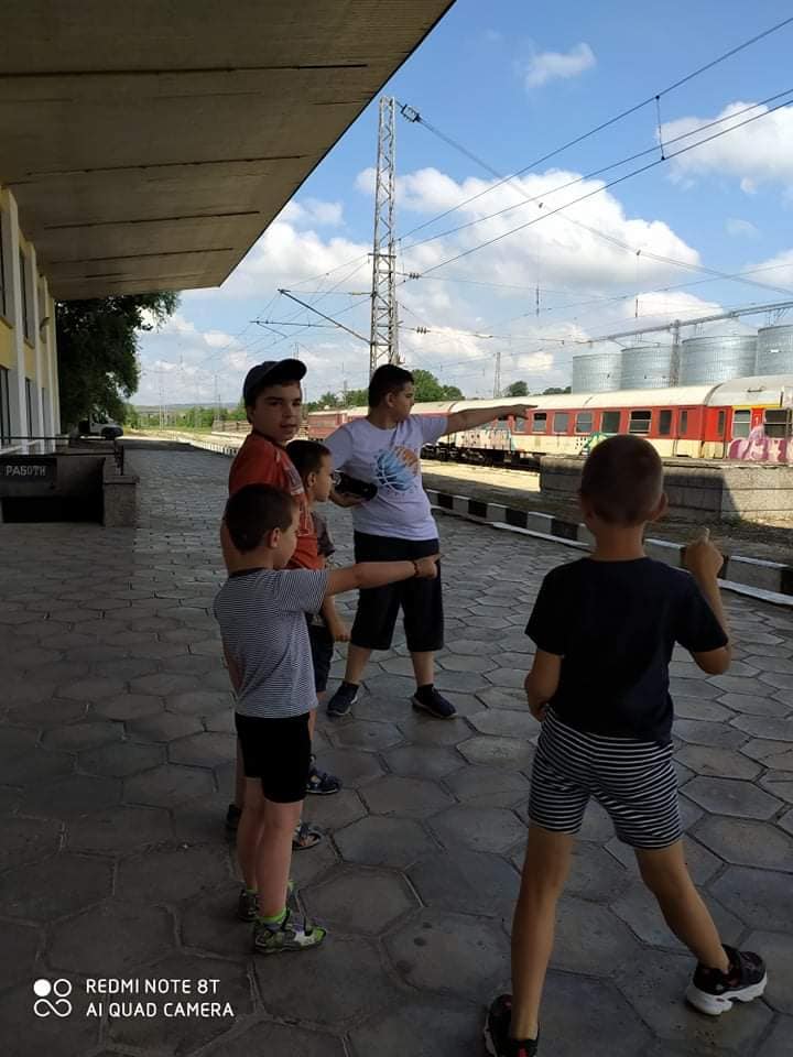 Посещение на ЖП гарата в град Попово